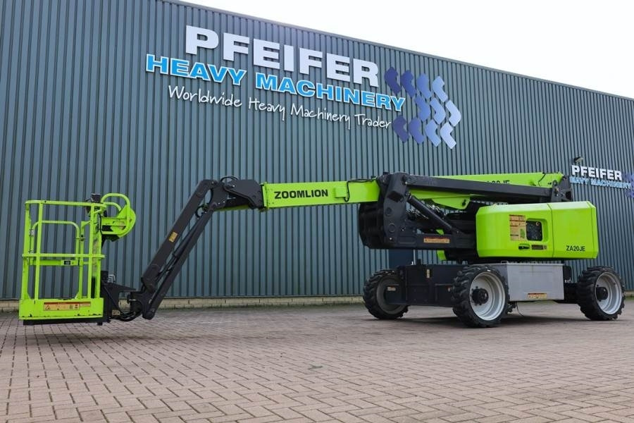 Zoomlion ZA20JE Fully Electric Lithium-Powered, 4x4 Rough T - Személyemelő: 1 kép. Zoomlion ZA20JE Fully Electric Lithium-Powered, 4x4 Rough T - Személyemelő: 1 kép.