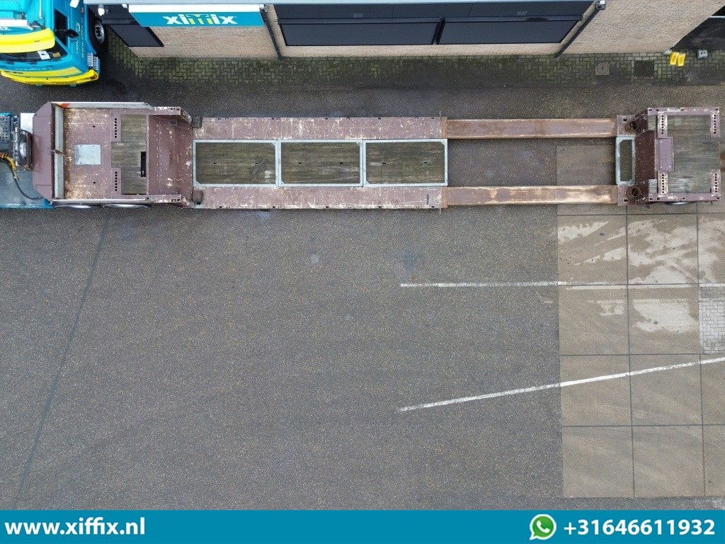 Broshuis 1-ass. Uitschuifbare dieplader / 1x gestuurd - Félpótkocsi mélybölcsős: 3 kép. Broshuis 1-ass. Uitschuifbare dieplader / 1x gestuurd - Félpótkocsi mélybölcsős: 3 kép.