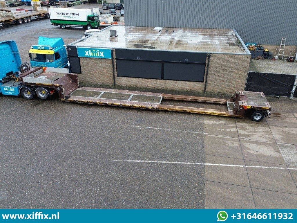 Broshuis 1-ass. Uitschuifbare dieplader / 1x gestuurd - Félpótkocsi mélybölcsős: 2 kép. Broshuis 1-ass. Uitschuifbare dieplader / 1x gestuurd - Félpótkocsi mélybölcsős: 2 kép.