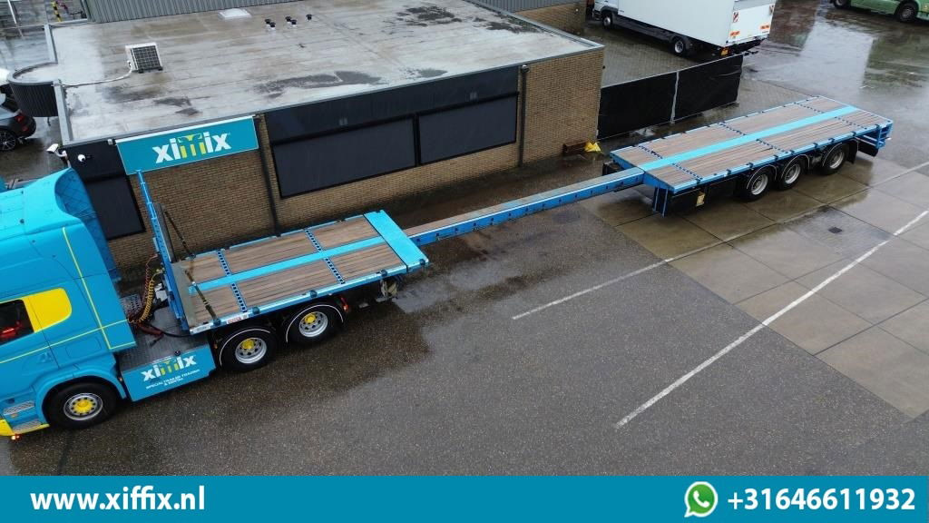 ES-GE 3-ass. Vlakke uitschuifbare oplegger / Naloop gestuurd - Platós félpótkocsi: 1 kép. ES-GE 3-ass. Vlakke uitschuifbare oplegger / Naloop gestuurd - Platós félpótkocsi: 1 kép.