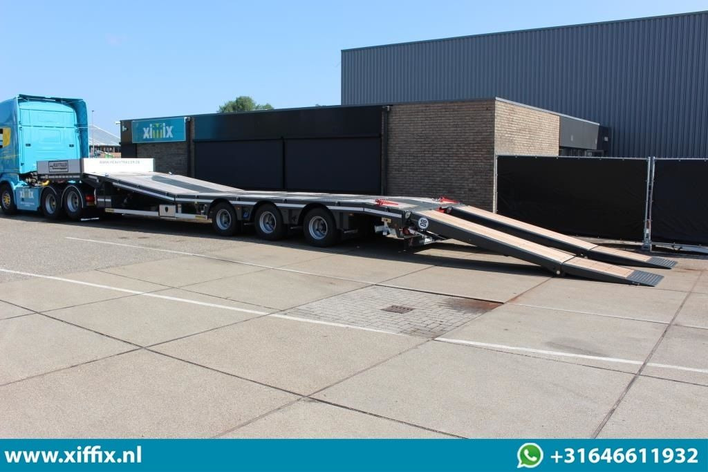 Faymonville TE Huur 3-ass. Semi dieplader met dubbele hydr. Kleppen en hefbed / - Félpótkocsi mélybölcsős: 5 kép. Faymonville TE Huur 3-ass. Semi dieplader met dubbele hydr. Kleppen en hefbed / - Félpótkocsi mélybölcsős: 5 kép.