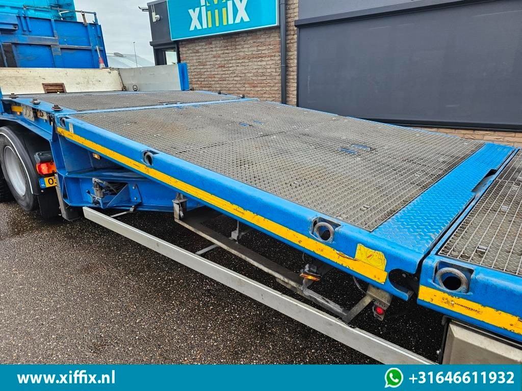Faymonville TE Huur 3-ass. Semi dieplader met dubbele hydr. Kleppen en hydr. Ver - Félpótkocsi mélybölcsős: 5 kép. Faymonville TE Huur 3-ass. Semi dieplader met dubbele hydr. Kleppen en hydr. Ver - Félpótkocsi mélybölcsős: 5 kép.