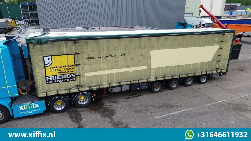 Meusburger 4-ass. Vlakke Mega oplegger met elektrische huifopbouw / 2x naloop ge - Platós félpótkocsi: 1 kép. Meusburger 4-ass. Vlakke Mega oplegger met elektrische huifopbouw / 2x naloop ge - Platós félpótkocsi: 1 kép.