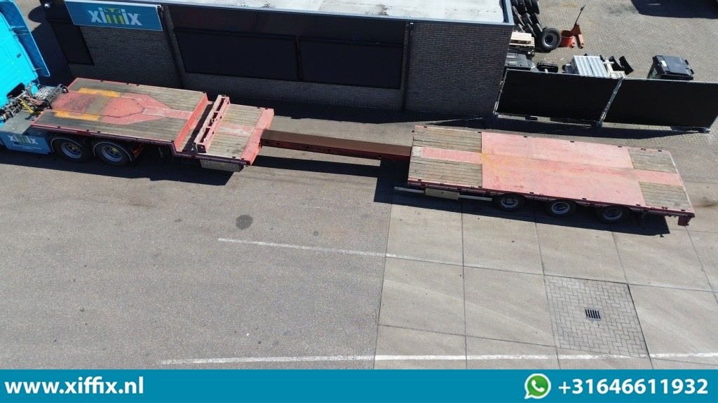 Nooteboom 3-ass. Uitschuifbare Mega semi dieplader / 3x gestuurd - Félpótkocsi mélybölcsős: 2 kép. Nooteboom 3-ass. Uitschuifbare Mega semi dieplader / 3x gestuurd - Félpótkocsi mélybölcsős: 2 kép.