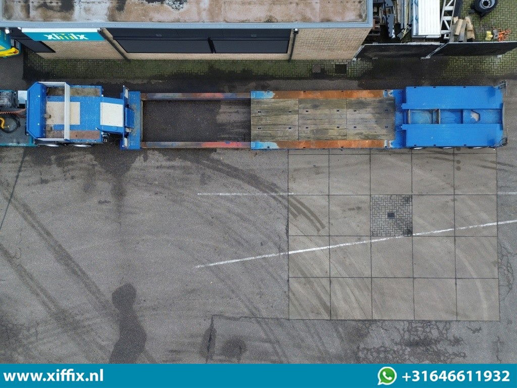 Nooteboom 3-ass. Uitschuifbare dieplader met afneembare nek / 3x gestuurd / 274 cm. Breed - Félpótkocsi mélybölcsős: 3 kép. Nooteboom 3-ass. Uitschuifbare dieplader met afneembare nek / 3x gestuurd / 274 cm. Breed - Félpótkocsi mélybölcsős: 3 kép.