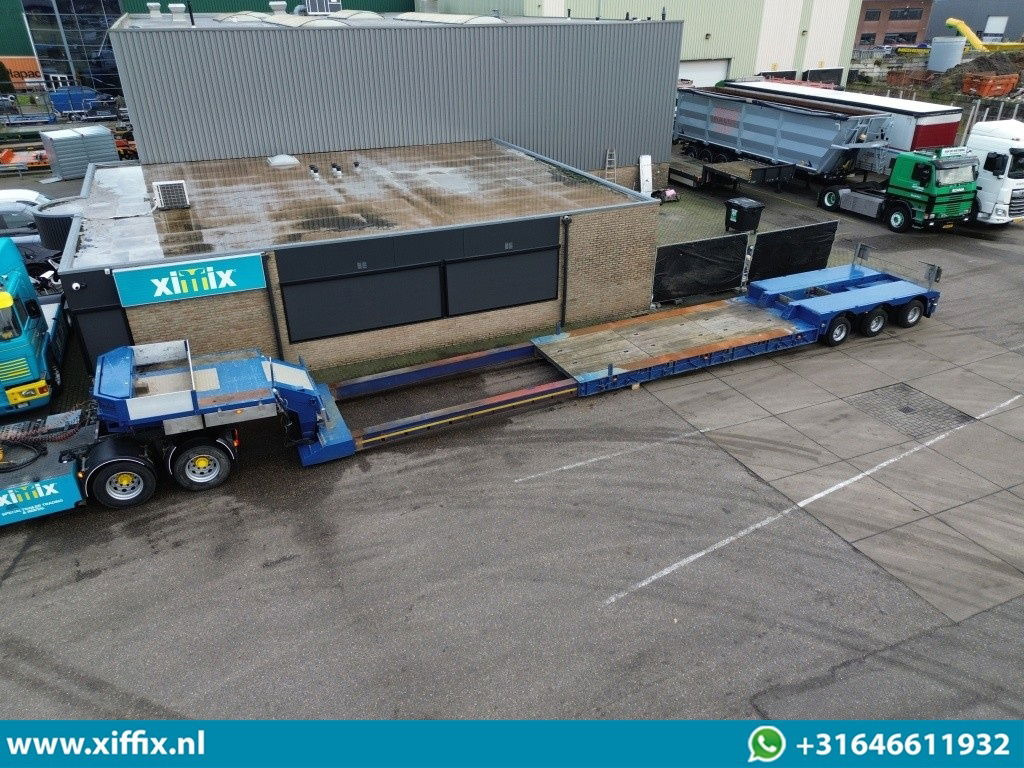 Nooteboom 3-ass. Uitschuifbare dieplader met afneembare nek / 3x gestuurd / 274 cm. Breed - Félpótkocsi mélybölcsős: 1 kép. Nooteboom 3-ass. Uitschuifbare dieplader met afneembare nek / 3x gestuurd / 274 cm. Breed - Félpótkocsi mélybölcsős: 1 kép.