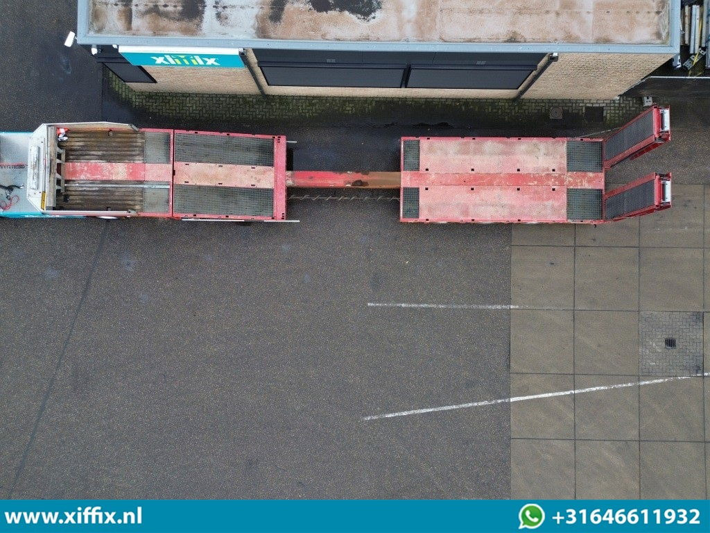 Nooteboom 3-ass. Uitschuifbare semi dieplader met dubbele hydr. Kleppen en Hefbed / Naloop gestuurd - Félpótkocsi mélybölcsős: 3 kép. Nooteboom 3-ass. Uitschuifbare semi dieplader met dubbele hydr. Kleppen en Hefbed / Naloop gestuurd - Félpótkocsi mélybölcsős: 3 kép.