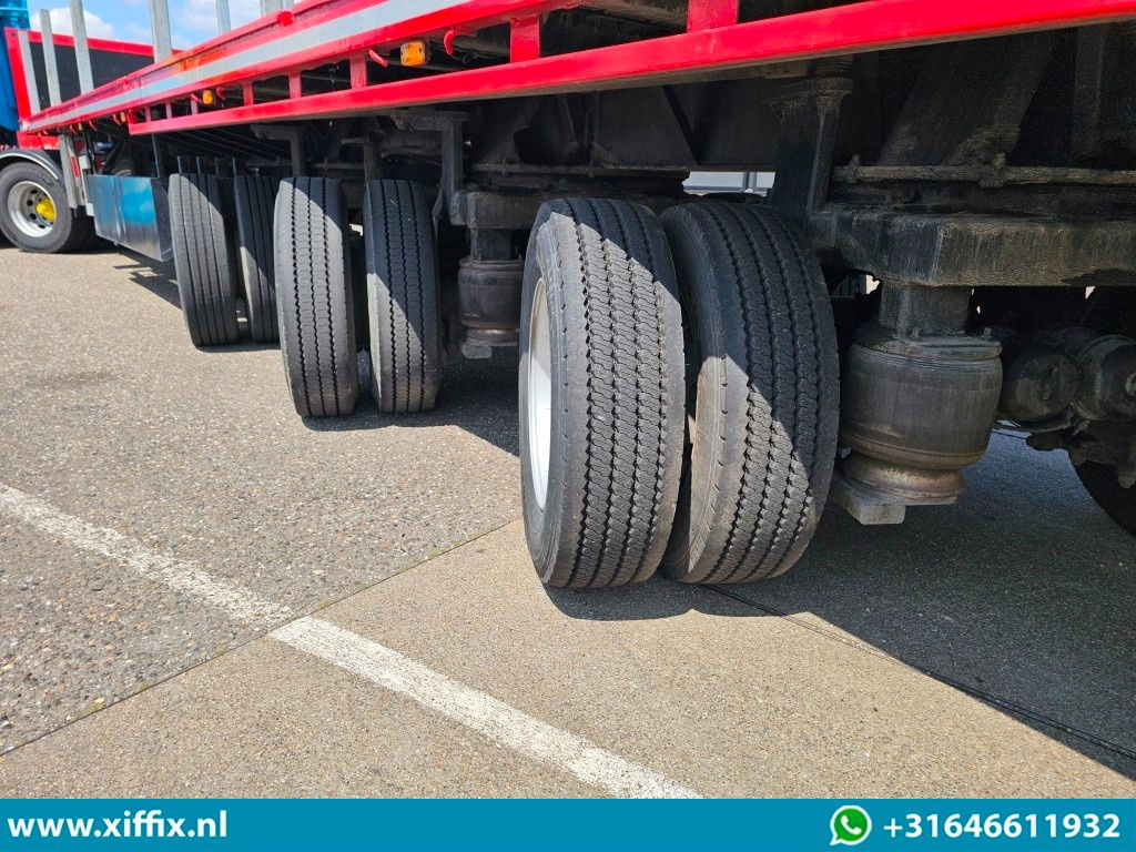 Nooteboom 3-ass. Vlakke dubbel 2x uitschuifbare oplegger / 3x gestuurd - Platós félpótkocsi: 5 kép. Nooteboom 3-ass. Vlakke dubbel 2x uitschuifbare oplegger / 3x gestuurd - Platós félpótkocsi: 5 kép.