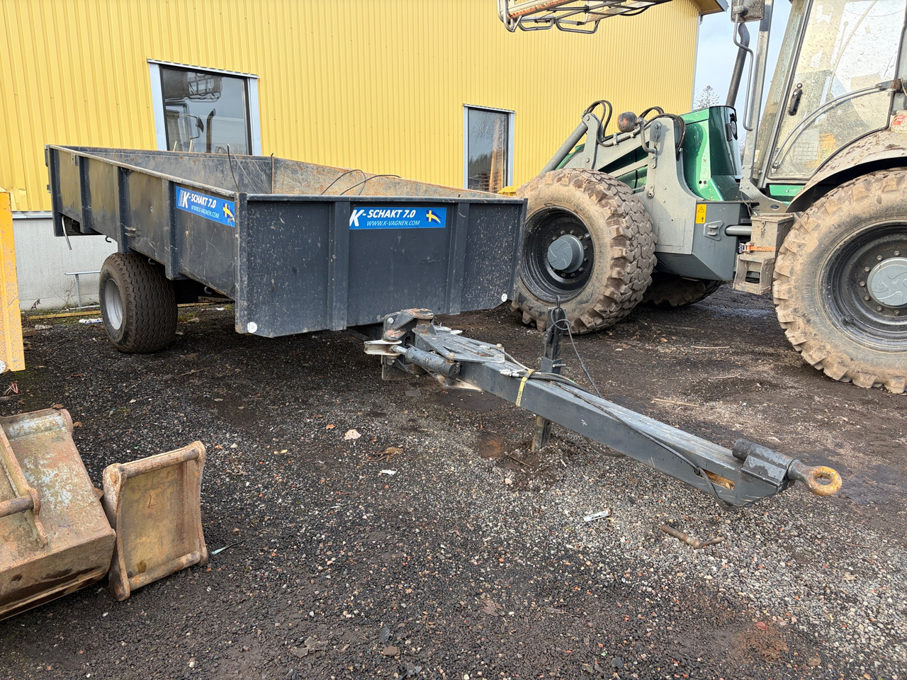 K-vagnen K-Schakt - Pótkocsi billenőplatós: 1 kép. K-vagnen K-Schakt - Pótkocsi billenőplatós: 1 kép.