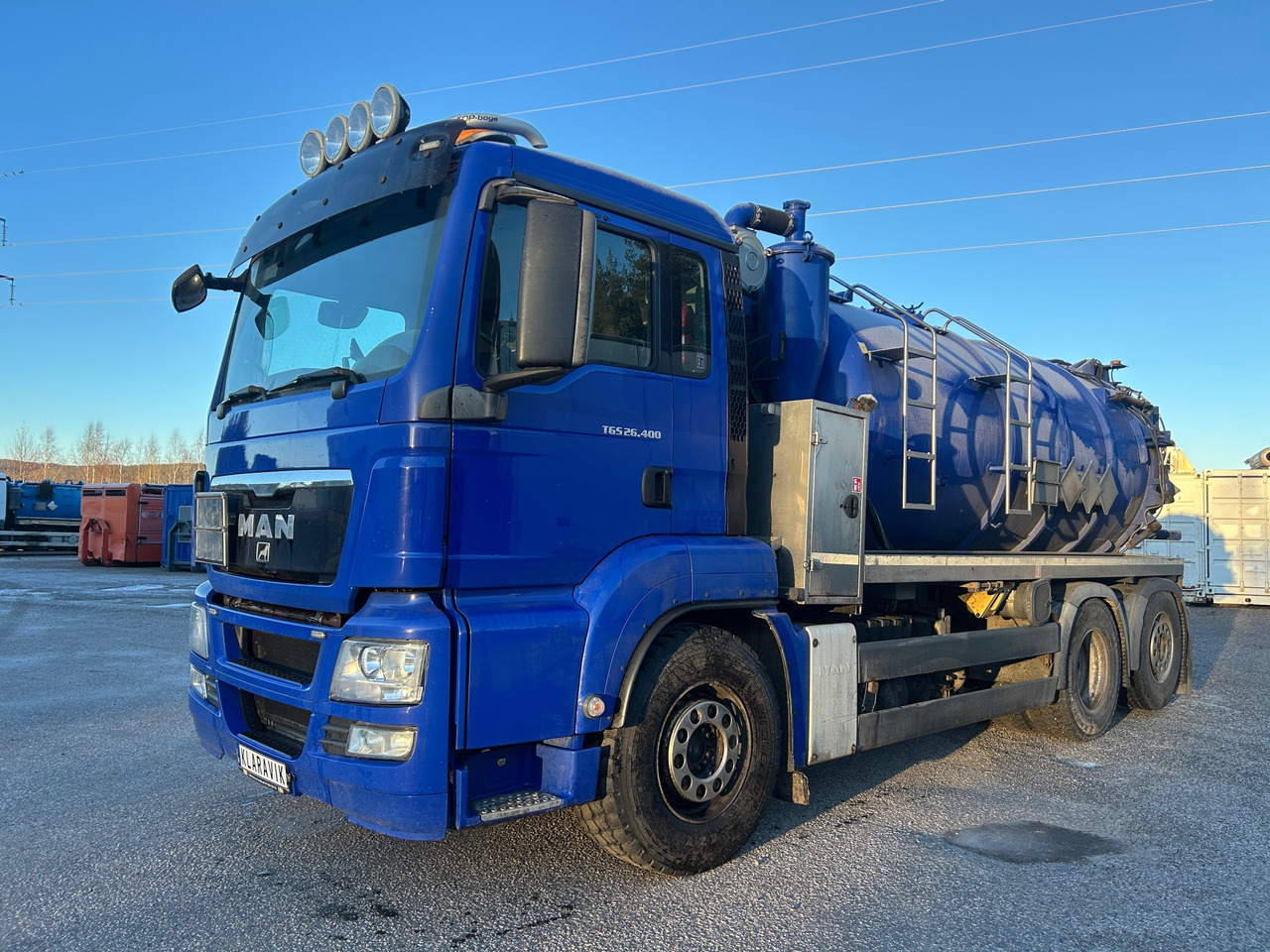 MAN TGS 26.400 6X2-2 BL - Szippantós autó: 1 kép. MAN TGS 26.400 6X2-2 BL - Szippantós autó: 1 kép.