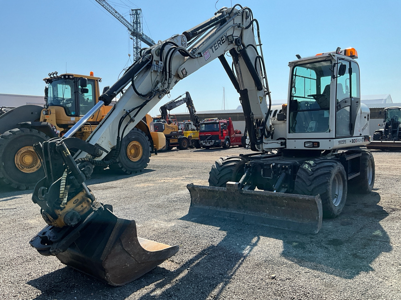 Terex TW110 - Kotrógép: 1 kép. Terex TW110 - Kotrógép: 1 kép.