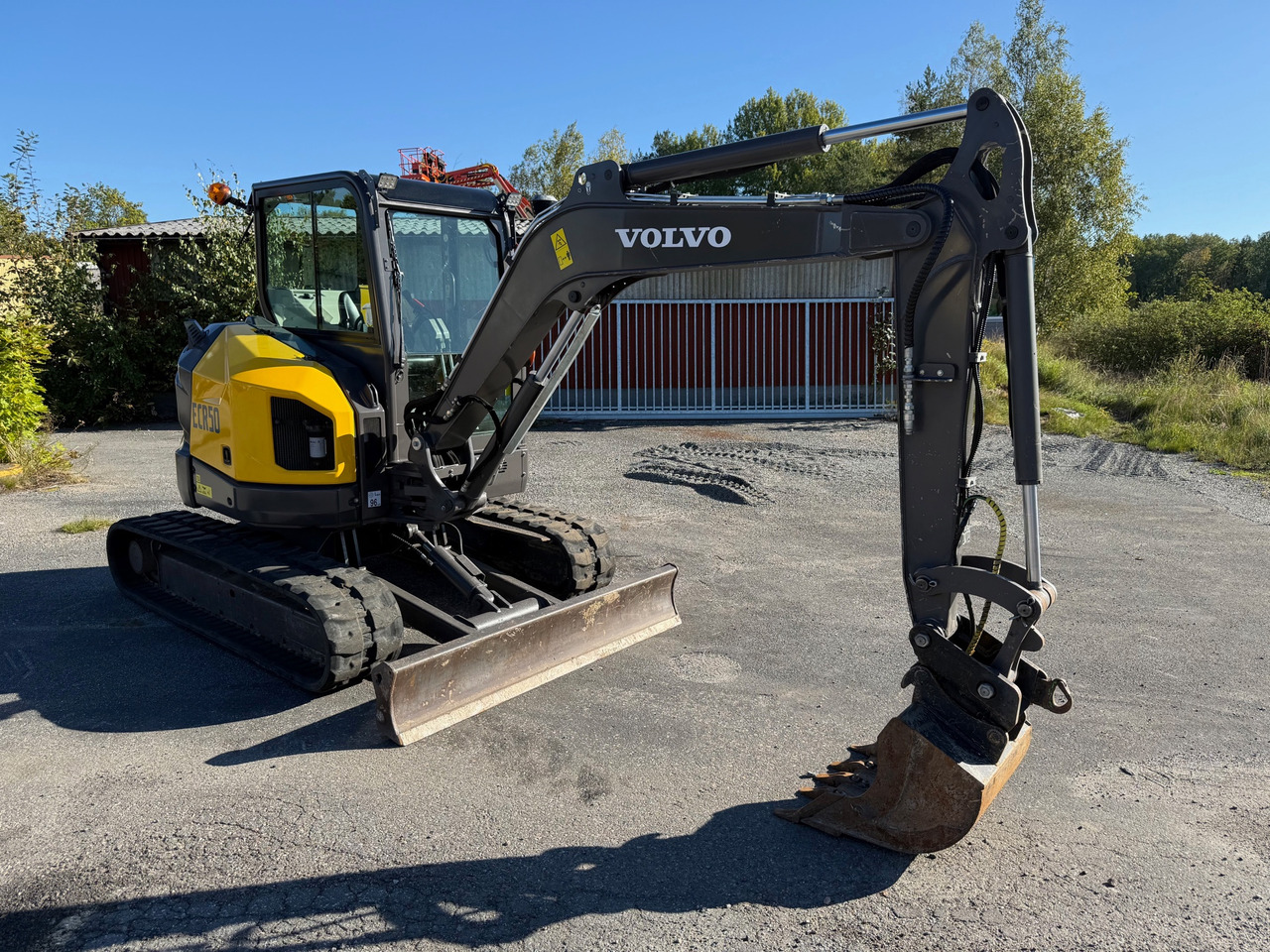 Volvo ECR50 - Kotrógép: 1 kép. Volvo ECR50 - Kotrógép: 1 kép.