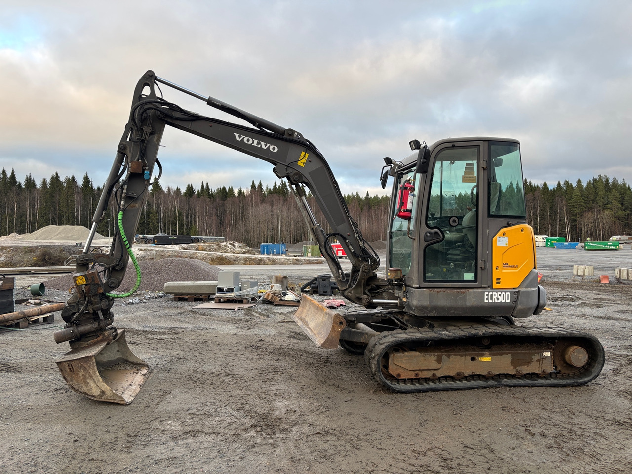 Volvo ECR50D - Kotrógép: 1 kép. Volvo ECR50D - Kotrógép: 1 kép.