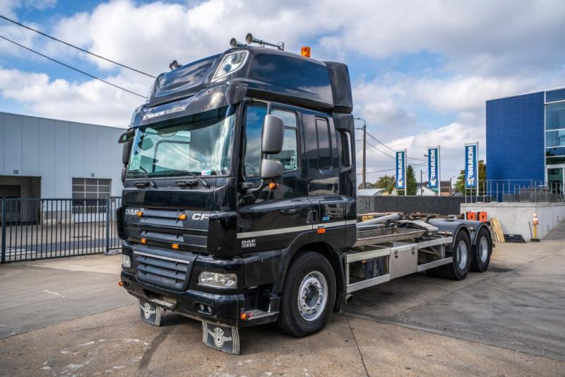 DAF CF 85.410 6x2 + PALIFT - Horgos rakodó teherautó: 1 kép. DAF CF 85.410 6x2 + PALIFT - Horgos rakodó teherautó: 1 kép.