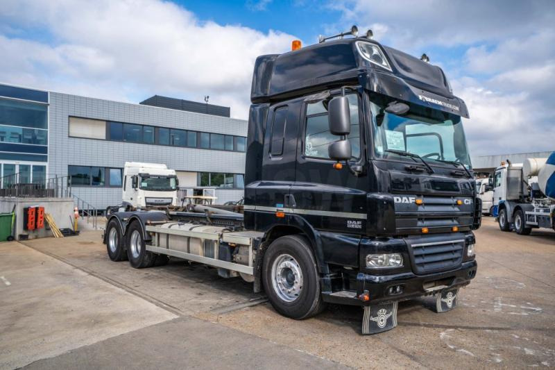 DAF CF 85.410 6x2 + PALIFT - Horgos rakodó teherautó: 2 kép. DAF CF 85.410 6x2 + PALIFT - Horgos rakodó teherautó: 2 kép.