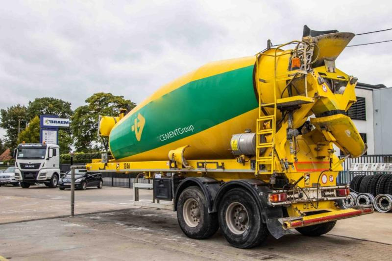 DE BUF BETON MIXER/MALAXEUR/MISCHER 10M3 - Betonkeverő félpótkocsi: 4 kép. DE BUF BETON MIXER/MALAXEUR/MISCHER 10M3 - Betonkeverő félpótkocsi: 4 kép.