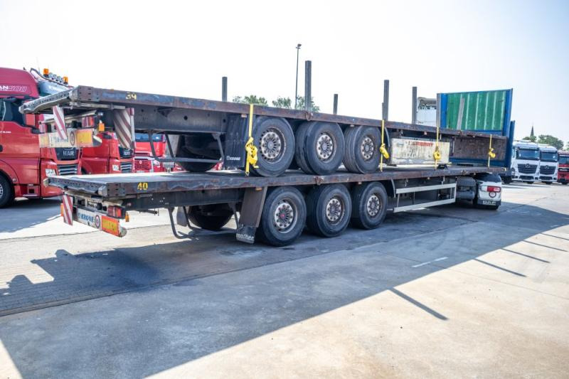 Krone SD27-PLATEAU- 39000 KG MTM - Platós félpótkocsi: 3 kép. Krone SD27-PLATEAU- 39000 KG MTM - Platós félpótkocsi: 3 kép.