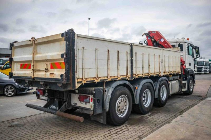 MAN TGS 35.440 BB - HMF 2020K3 - Billenőplatós teherautó, Darus autó: 3 kép. MAN TGS 35.440 BB - HMF 2020K3 - Billenőplatós teherautó, Darus autó: 3 kép.