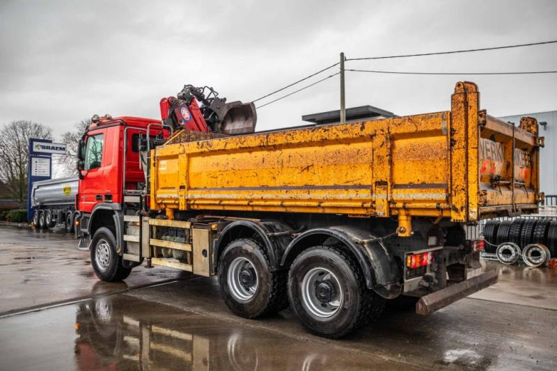 Mercedes ACTROS 3344 AK - HMF1643 Z2 - Billenőplatós teherautó, Darus autó: 5 kép. Mercedes ACTROS 3344 AK - HMF1643 Z2 - Billenőplatós teherautó, Darus autó: 5 kép.