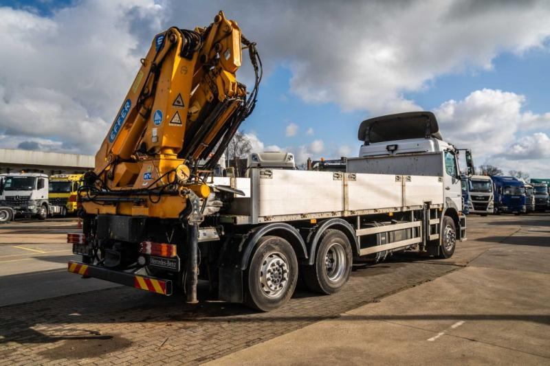 Mercedes AXOR 2529 L - EFFER 250/4S+JIB - Platós teherautó, Darus autó: 4 kép. Mercedes AXOR 2529 L - EFFER 250/4S+JIB - Platós teherautó, Darus autó: 4 kép.