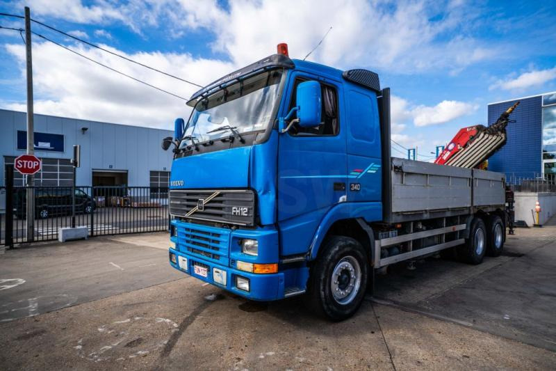Volvo FH 340 - HMF 2420 K6 (2012) - Platós teherautó, Darus autó: 1 kép. Volvo FH 340 - HMF 2420 K6 (2012) - Platós teherautó, Darus autó: 1 kép.
