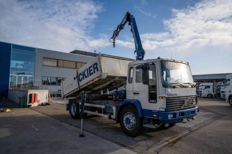 Volvo FL 619 - PK 9501 - Billenőplatós teherautó, Darus autó: 2 kép. Volvo FL 619 - PK 9501 - Billenőplatós teherautó, Darus autó: 2 kép.
