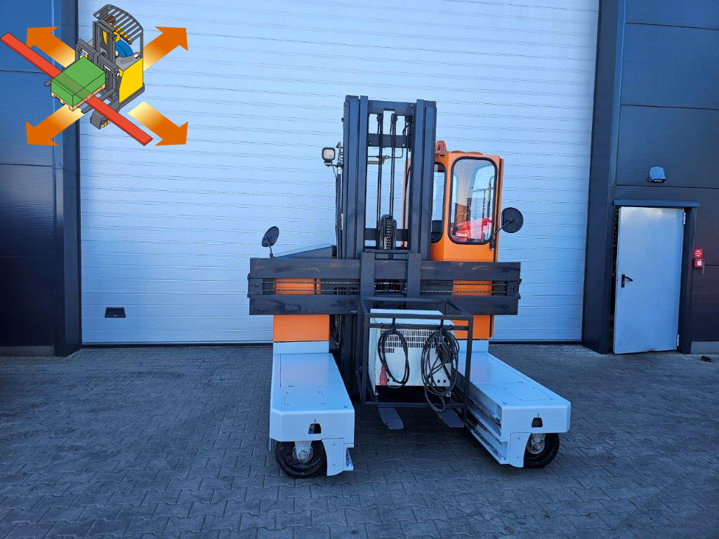 Hubtex MQ25 - TRIPLEX - Négyutas tolóoszlopos targoncá: 1 kép. Hubtex MQ25 - TRIPLEX - Négyutas tolóoszlopos targoncá: 1 kép.