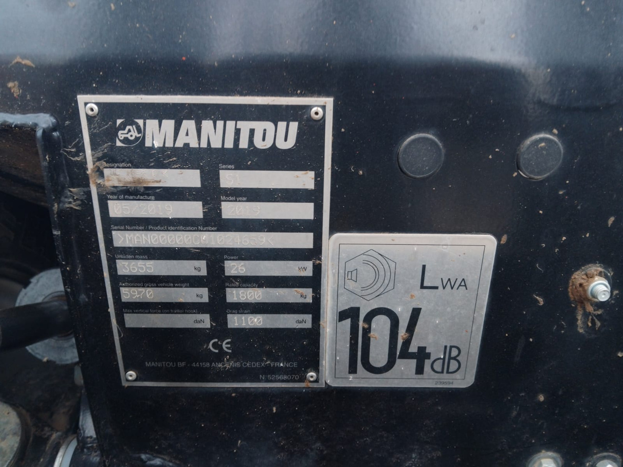 Villás targonca MANITOU MC18.2 D: 10 kép. Villás targonca MANITOU MC18.2 D: 10 kép.