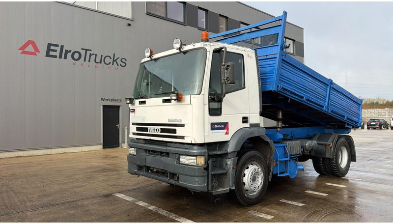 Iveco Eurotech 190 E 34 (POMPE MANUELLE / BOITE MANUELLE / MANUAL PUMP / FULL STEEL SUSP. / LAMES) - Billenőplatós teherautó: 1 kép. Iveco Eurotech 190 E 34 (POMPE MANUELLE / BOITE MANUELLE / MANUAL PUMP / FULL STEEL SUSP. / LAMES) - Billenőplatós teherautó: 1 kép.