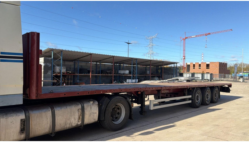 Kögel S 24 (BPW / DISC BRAKES / FREINS DISQUE) - Platós félpótkocsi: 1 kép. Kögel S 24 (BPW / DISC BRAKES / FREINS DISQUE) - Platós félpótkocsi: 1 kép.