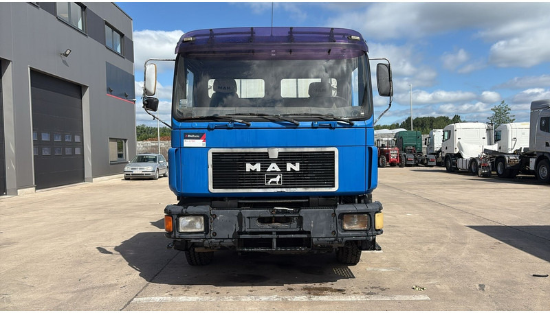 MAN 19.322 (MANUAL PUMP / STEEL SUSP. / LAMES / POMPE MANUELLE / BIG AXLE / GRAND PONT) - Billenőplatós teherautó: 2 kép. MAN 19.322 (MANUAL PUMP / STEEL SUSP. / LAMES / POMPE MANUELLE / BIG AXLE / GRAND PONT) - Billenőplatós teherautó: 2 kép.