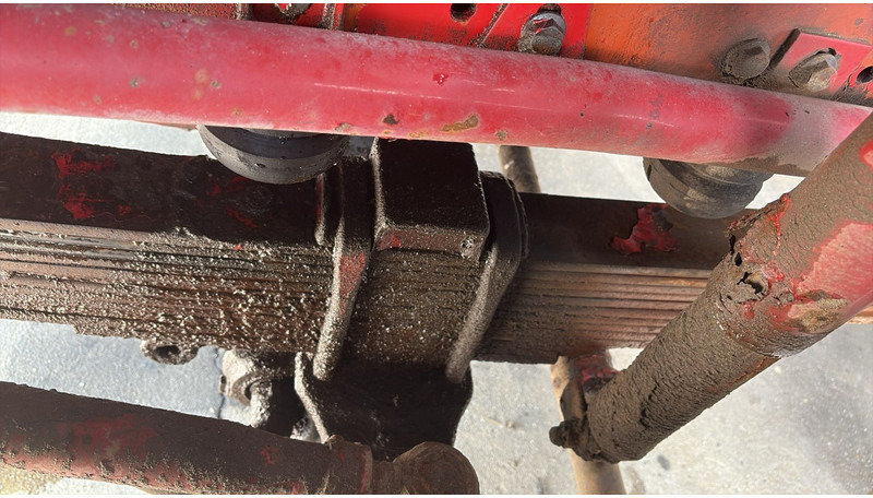 Billenőplatós teherautó, Darus autó MAN 35.362 (6 CYLINDER / MANUAL PUMP / 8X4 / FALFINGER CRANE PK80 / STEEL SUSP.): 10 kép.
