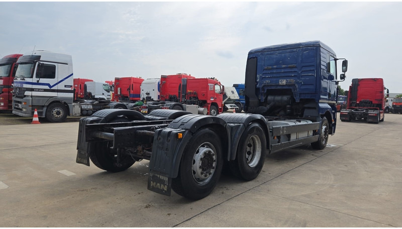 MAN TGA 26.460 (MANUAL PUMP / POMPE MANUELLE / MANUAL GEARBOX / BOITE MANUELLE / 6X2 / FRONT STEEL / DEVANT LAMES) - Alvaz teherautó: 5 kép. MAN TGA 26.460 (MANUAL PUMP / POMPE MANUELLE / MANUAL GEARBOX / BOITE MANUELLE / 6X2 / FRONT STEEL / DEVANT LAMES) - Alvaz teherautó: 5 kép.