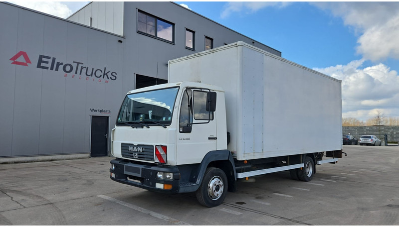 MAN TGL 8.180 (MANUAL GEARBOX / BELGIAN TRUCK / STEEL SUSPENSION) - Dobozos felépítményű teherautó: 1 kép. MAN TGL 8.180 (MANUAL GEARBOX / BELGIAN TRUCK / STEEL SUSPENSION) - Dobozos felépítményű teherautó: 1 kép.