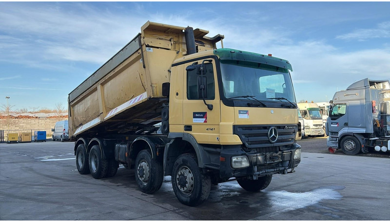 Billenőplatós teherautó Mercedes-Benz Actros 4141 (8X8 / BOITE MANUELLE / MANUAL GEARBOX / STEEL / LAMES / MP2 / V6): 6 kép.