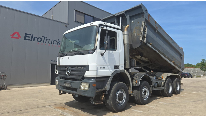 Mercedes-Benz Actros 4141 (EPS / 8X6 / GRAND PONT / BIG AXLE / LAMES / STEEL / V6) - Billenőplatós teherautó: 1 kép. Mercedes-Benz Actros 4141 (EPS / 8X6 / GRAND PONT / BIG AXLE / LAMES / STEEL / V6) - Billenőplatós teherautó: 1 kép.