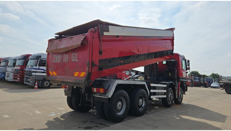 Mercedes-Benz Actros 4148 (8X8 / EPS / LAMES / GRAND PONT / V8 / COUVERTURE BENNE / GRAND BENNE !!!) - Billenőplatós teherautó: 2 kép. Mercedes-Benz Actros 4148 (8X8 / EPS / LAMES / GRAND PONT / V8 / COUVERTURE BENNE / GRAND BENNE !!!) - Billenőplatós teherautó: 2 kép.