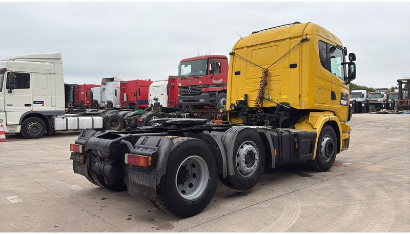 Scania 124-420 (6X2 / 8 TYRES / ORIGINAL TRACTOR UNIT / FRONT STEEL) - Nyergesvontató: 5 kép. Scania 124-420 (6X2 / 8 TYRES / ORIGINAL TRACTOR UNIT / FRONT STEEL) - Nyergesvontató: 5 kép.