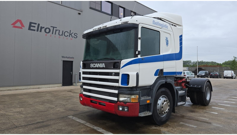 Scania P124 - 360 (POMPE MANUELLE / BOITE MANUELLE / MANUAL PUMP / MANUAL GEARBOX) - Nyergesvontató: 1 kép. Scania P124 - 360 (POMPE MANUELLE / BOITE MANUELLE / MANUAL PUMP / MANUAL GEARBOX) - Nyergesvontató: 1 kép.