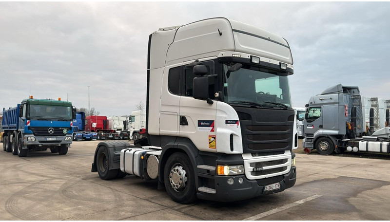 Scania R 420 (BELGIAN TRUCK / CAMION BELGE / AIRCO / RETARDER) - Nyergesvontató: 2 kép. Scania R 420 (BELGIAN TRUCK / CAMION BELGE / AIRCO / RETARDER) - Nyergesvontató: 2 kép.
