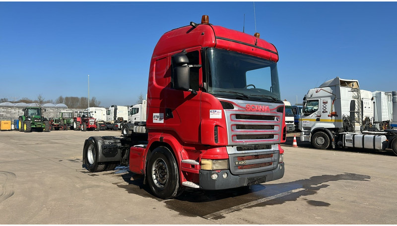 Scania R 420 (RETARDER / MANUAL GEARBOX / BOITE MANUELLE) - Nyergesvontató: 3 kép. Scania R 420 (RETARDER / MANUAL GEARBOX / BOITE MANUELLE) - Nyergesvontató: 3 kép.