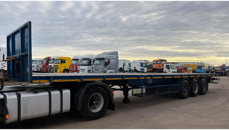 Renders ROC 16.27 NA (BELGIAN TRAILER / TOP CONDITION !!!!! / PARFAIT ETAT !!!! / FREINS TAMBOURS / DRUM BRAKES) - Platós félpótkocsi: 1 kép. Renders ROC 16.27 NA (BELGIAN TRAILER / TOP CONDITION !!!!! / PARFAIT ETAT !!!! / FREINS TAMBOURS / DRUM BRAKES) - Platós félpótkocsi: 1 kép.