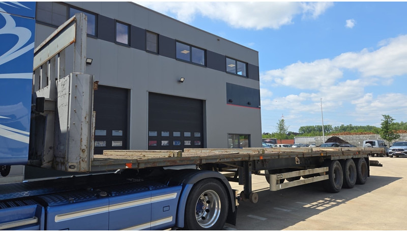 Van Hool 3B2011 (BELGIAN TRAILER / FREINS TAMBOURS / DRUM BRAKES) - Platós félpótkocsi: 1 kép. Van Hool 3B2011 (BELGIAN TRAILER / FREINS TAMBOURS / DRUM BRAKES) - Platós félpótkocsi: 1 kép.