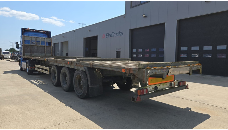 Van Hool 3B2011 (BELGIAN TRAILER / FREINS TAMBOURS / DRUM BRAKES) - Platós félpótkocsi: 3 kép. Van Hool 3B2011 (BELGIAN TRAILER / FREINS TAMBOURS / DRUM BRAKES) - Platós félpótkocsi: 3 kép.