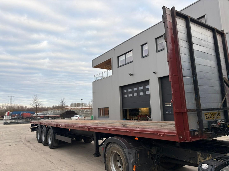 Van Hool 3B2011 (DRUM BRAKES / FREINS TAMBOURS) - Platós félpótkocsi: 2 kép. Van Hool 3B2011 (DRUM BRAKES / FREINS TAMBOURS) - Platós félpótkocsi: 2 kép.