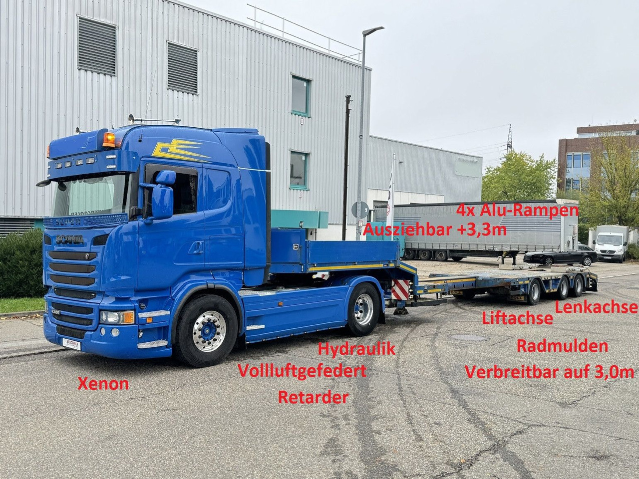 Scania R 480 Retarder Alcoa Schalter TOP Vollluft - Nyergesvontató: 2 kép. Scania R 480 Retarder Alcoa Schalter TOP Vollluft - Nyergesvontató: 2 kép.