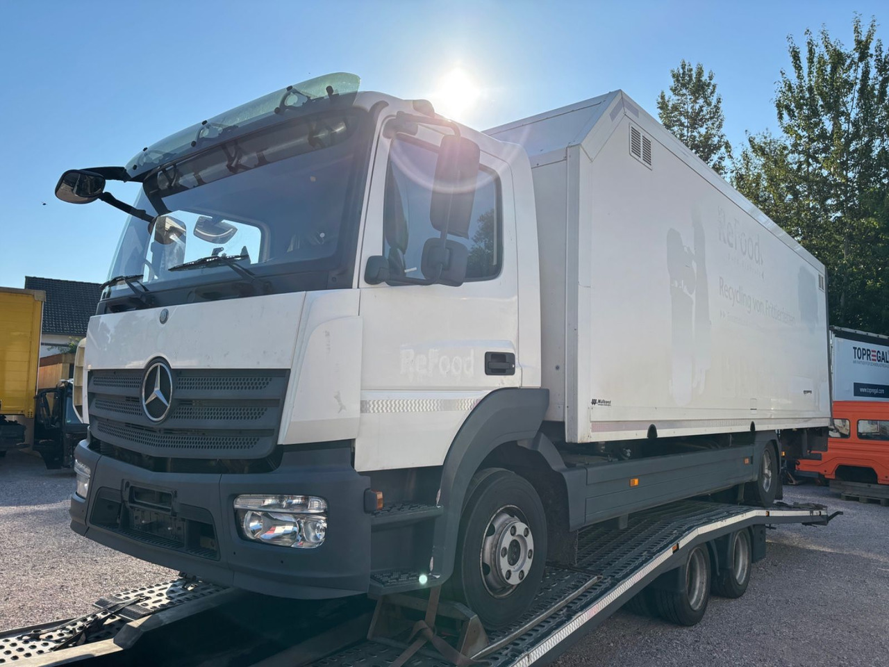 Mercedes-Benz Atego III 1223L, Euro-6, Klima, LBW - Dobozos felépítményű teherautó: 2 kép. Mercedes-Benz Atego III 1223L, Euro-6, Klima, LBW - Dobozos felépítményű teherautó: 2 kép.