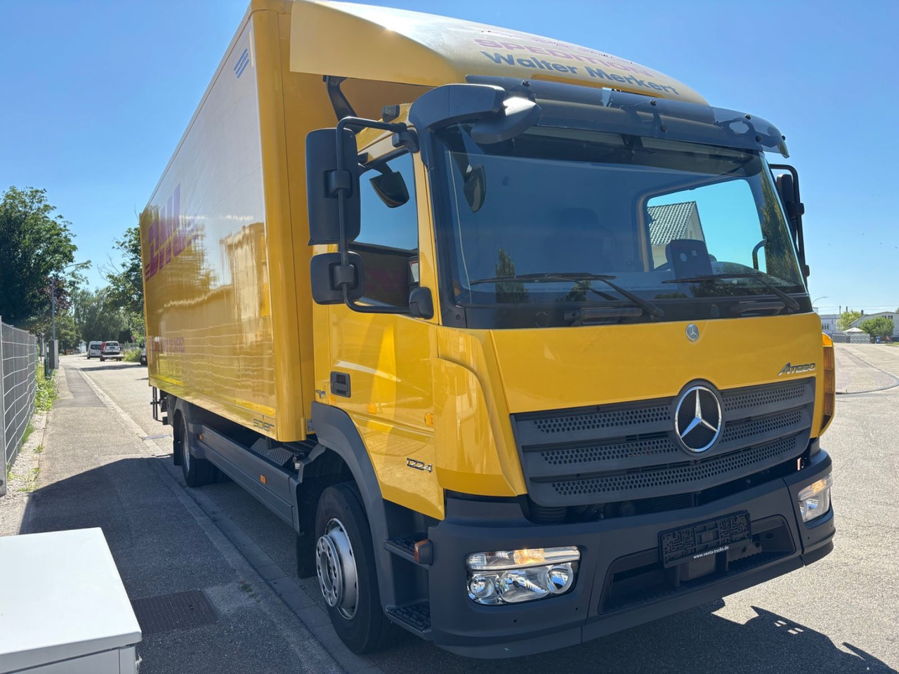 Mercedes-Benz Atego III 1224L, Euro-6, Klima, LBW - Dobozos felépítményű teherautó: 3 kép. Mercedes-Benz Atego III 1224L, Euro-6, Klima, LBW - Dobozos felépítményű teherautó: 3 kép.