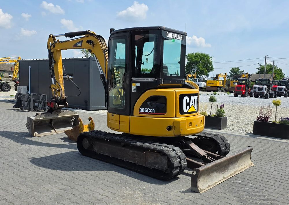 Caterpillar 305C CR, 2006 ROK, 5600 MTH, 2 ŁYŻKI - Minikotró: 4 kép. Caterpillar 305C CR, 2006 ROK, 5600 MTH, 2 ŁYŻKI - Minikotró: 4 kép.