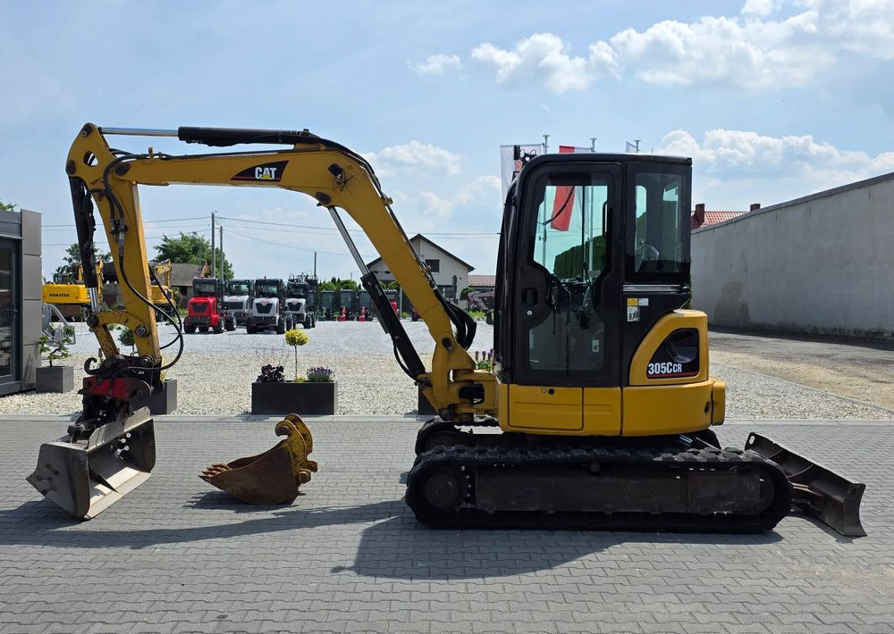 Caterpillar 305C CR, 2006 ROK, 5600 MTH, 2 ŁYŻKI - Minikotró: 3 kép. Caterpillar 305C CR, 2006 ROK, 5600 MTH, 2 ŁYŻKI - Minikotró: 3 kép.